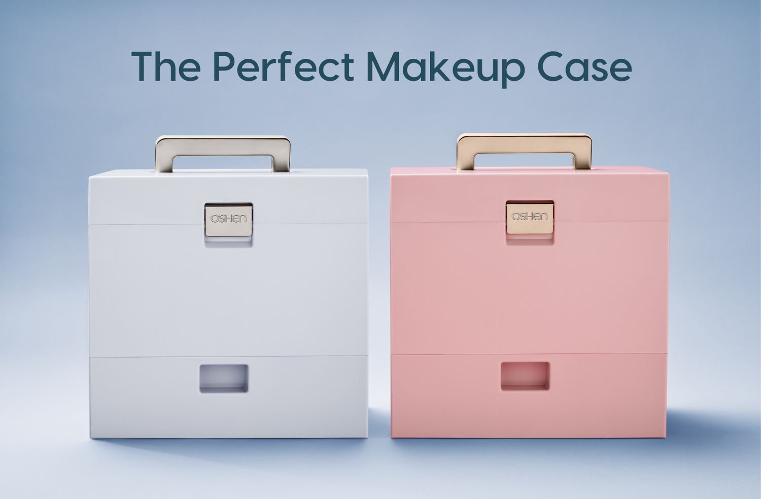 OSHEN makeup case. The perfect makeup case. Makeup storage made simple and sustainable.